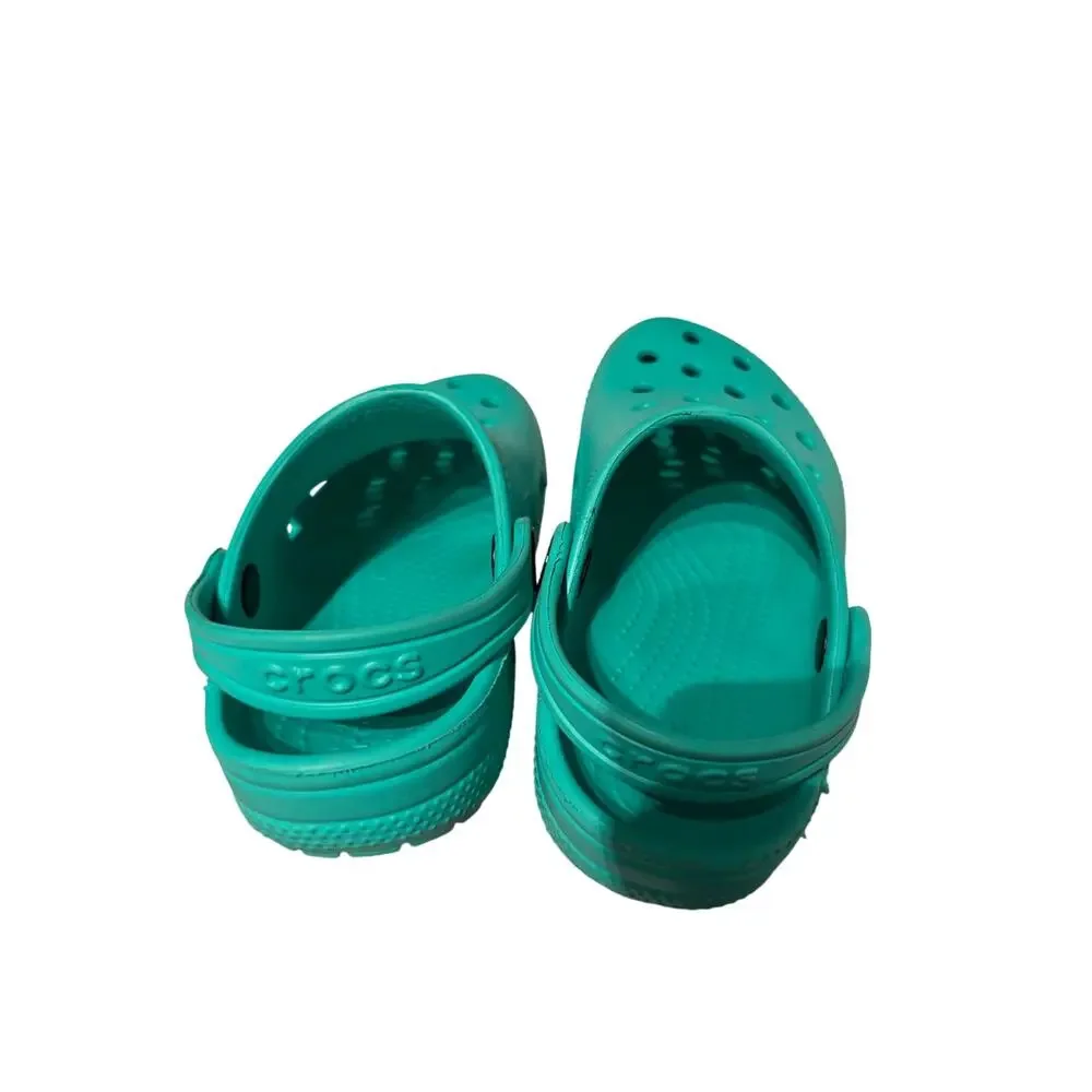 Crocs Classic Clog Toddler Size 10C Turquoise Slip On Unisex Comfort